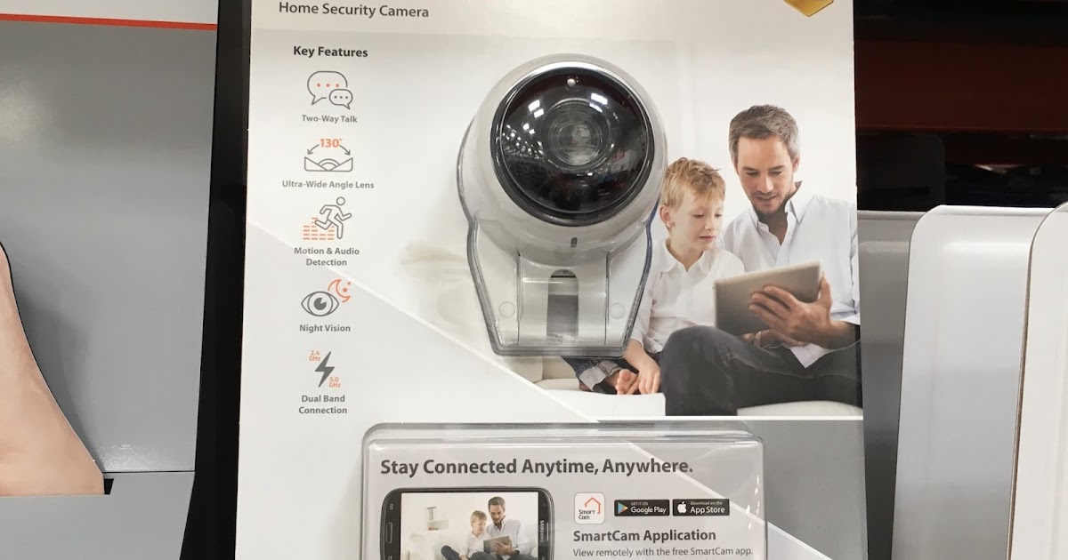 Samsung SmartCam SNHV6431BN Home Security Camera Costco