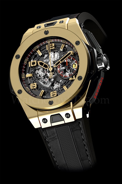 Replica Hublot Big Bang Ferrari Magic Gold Scratch Resistant Watch