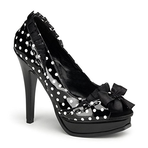 Black And White Polka Dot Heels