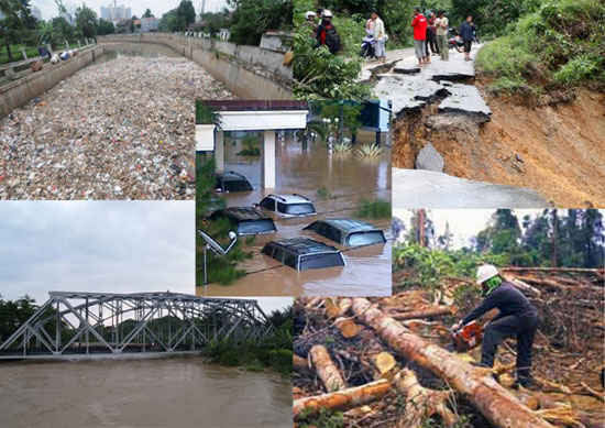 “Fenomena Banjir”  Taman Bahasa Indonesia #smkn23jkt