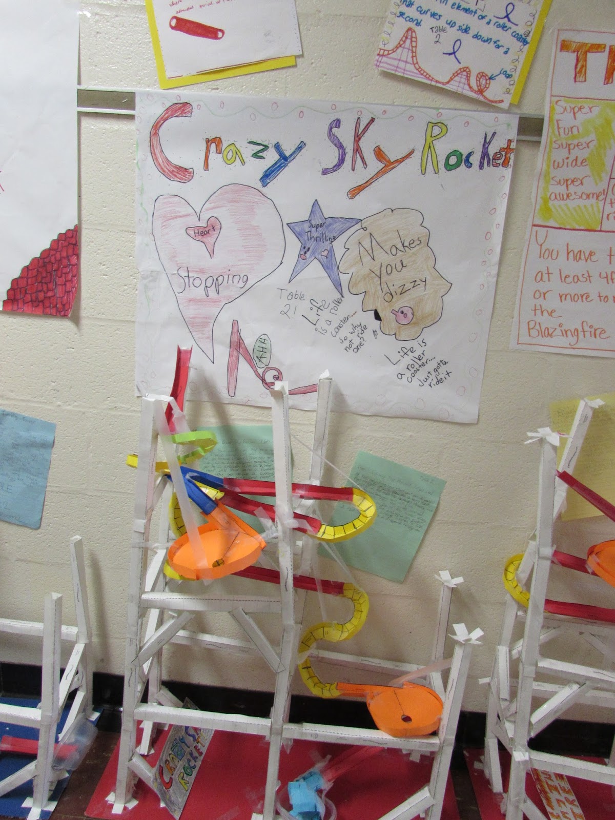 Growing a STEM Classroom Building Paper Roller Coasters