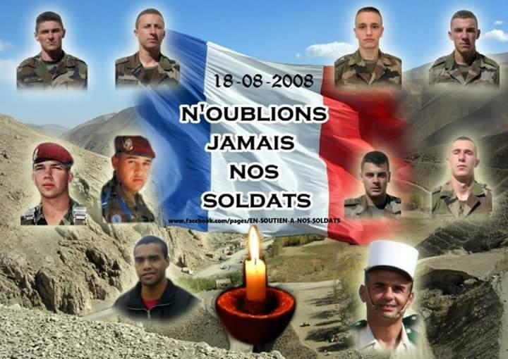 18 août 2008 : Dix soldats français tués en Afghanistan . FB_IMG_1503053541275