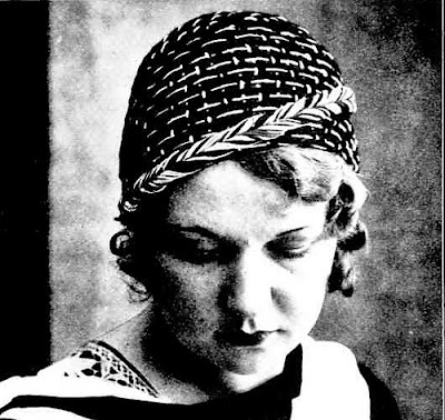 The Vintage Pattern Files: Free 1930's Crochet Pattern - Sports Cap