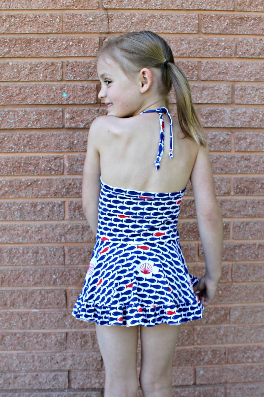 Little Ella Lu Cole's Corner and Creations All 4 One Swimsuit