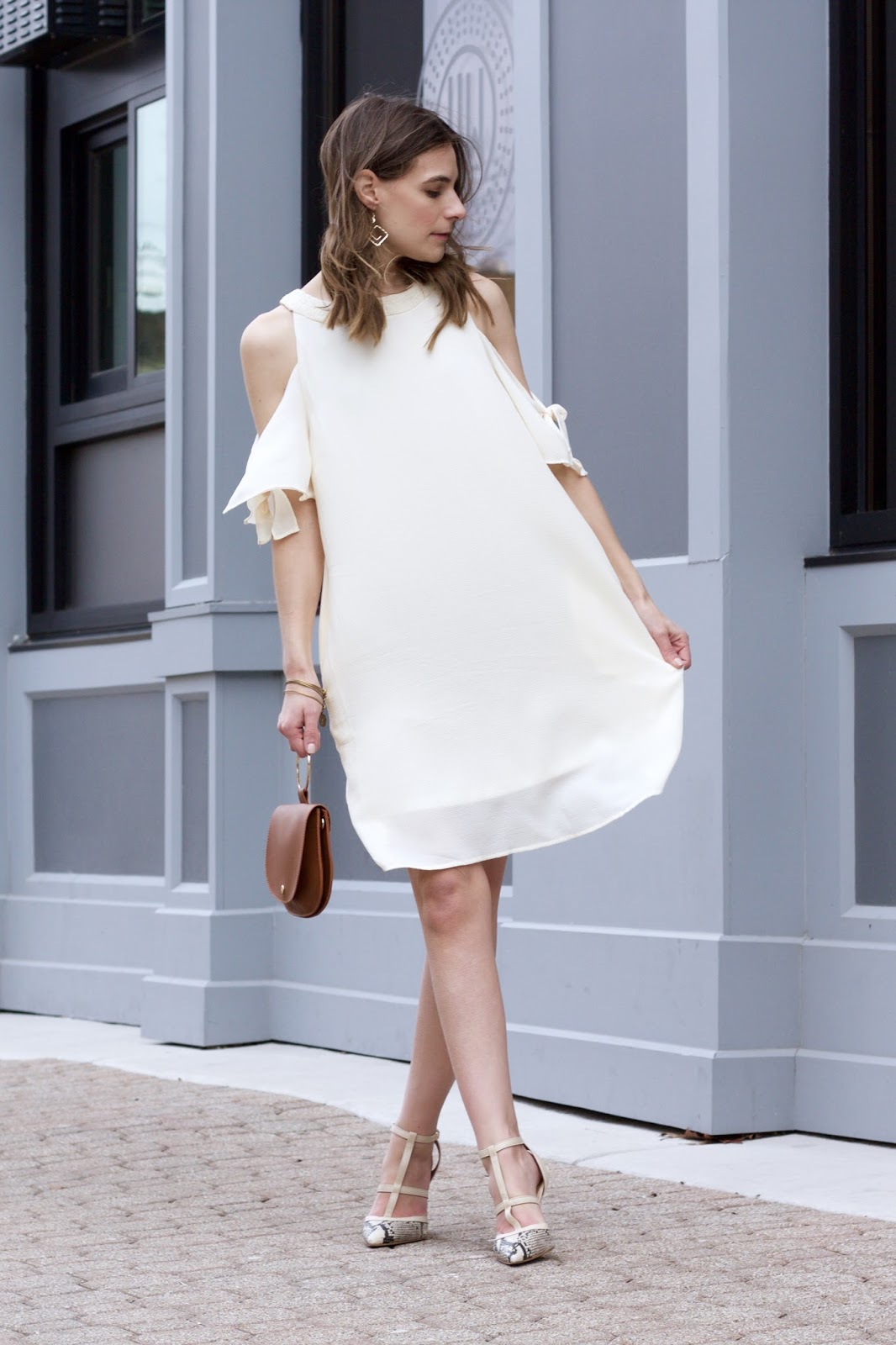 Entro Cold Shoulder Dress Entro Cold Shoulder Dress