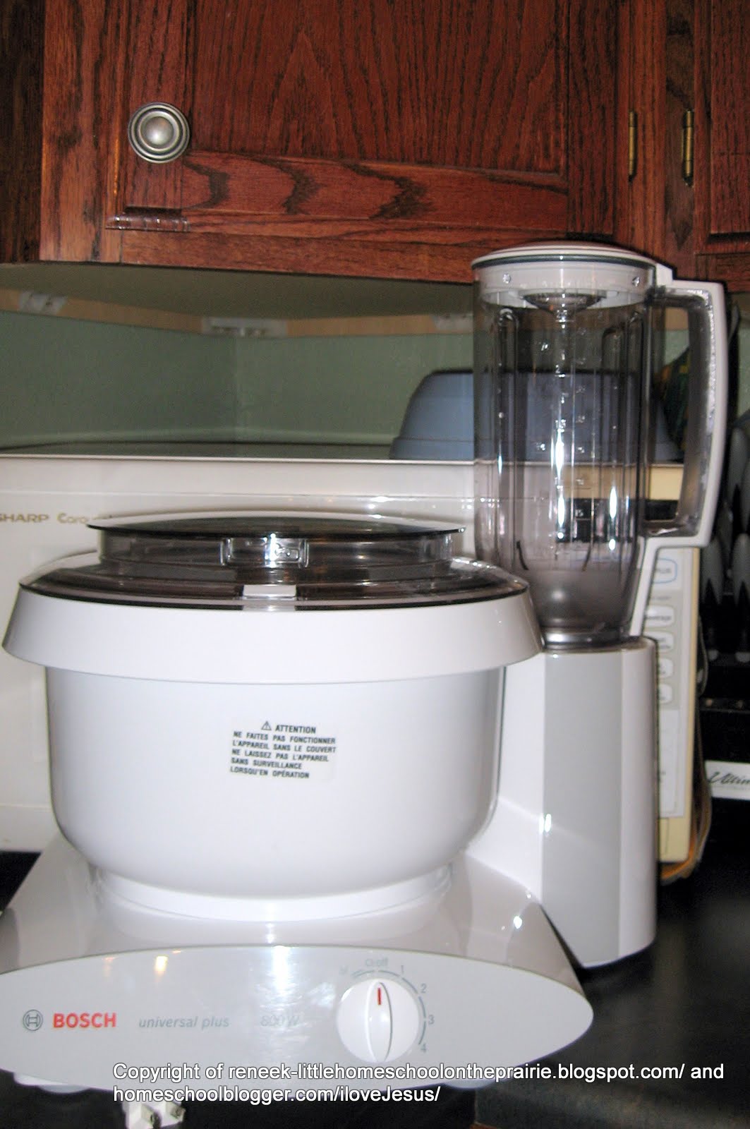 Little Homeschool on the Prairie Bosch Universal Mixer