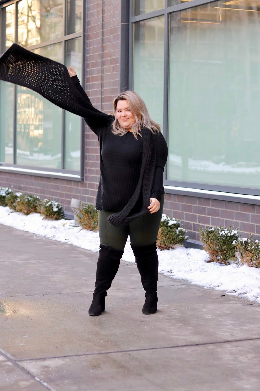 Chicago Plus Size Petite Fashion Blogger, YouTuber, and model Natalie Craig, of Natalie in the City, buys a whole wardrobe for under $200 at Gordmans, including active wear, work wear, casual looks, and sexy dresses for a night out on the town.