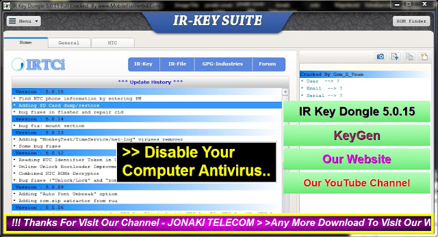 IrKey Dongle v5.0.15 Full Cracked Free Download By MobileFlasherbd r Jonaki TelecoM 