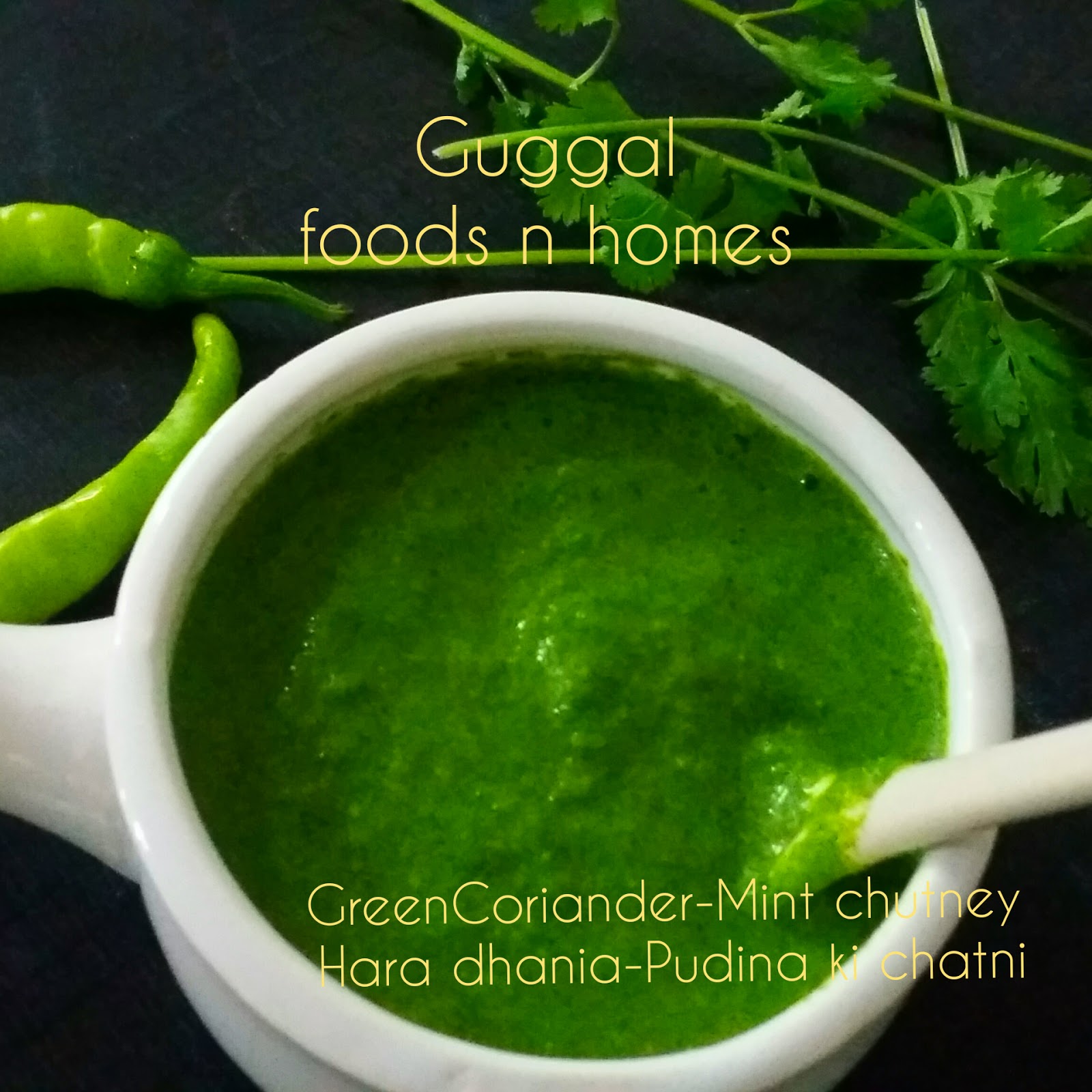 DhaniaPudina Chutney CorianderMint Chutney
