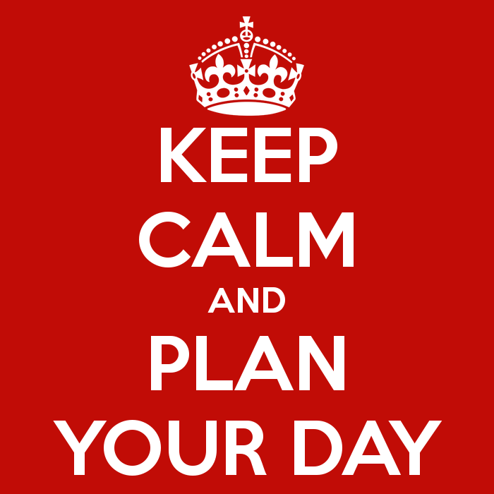 Planning your day