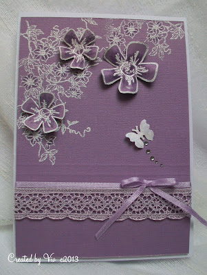 Crafty Cardmakers: #103 Monochromatic Purple