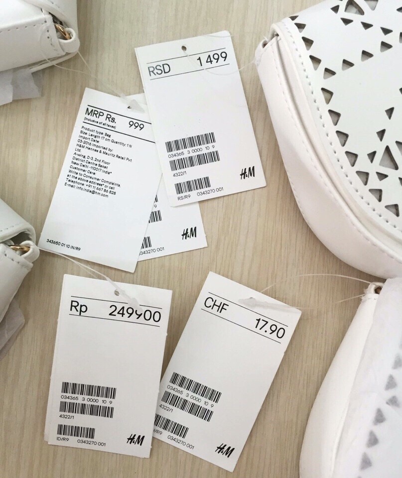 Giỏ xách bé gái hiệu H&M, hàng xuất xịn, made in cambodia.