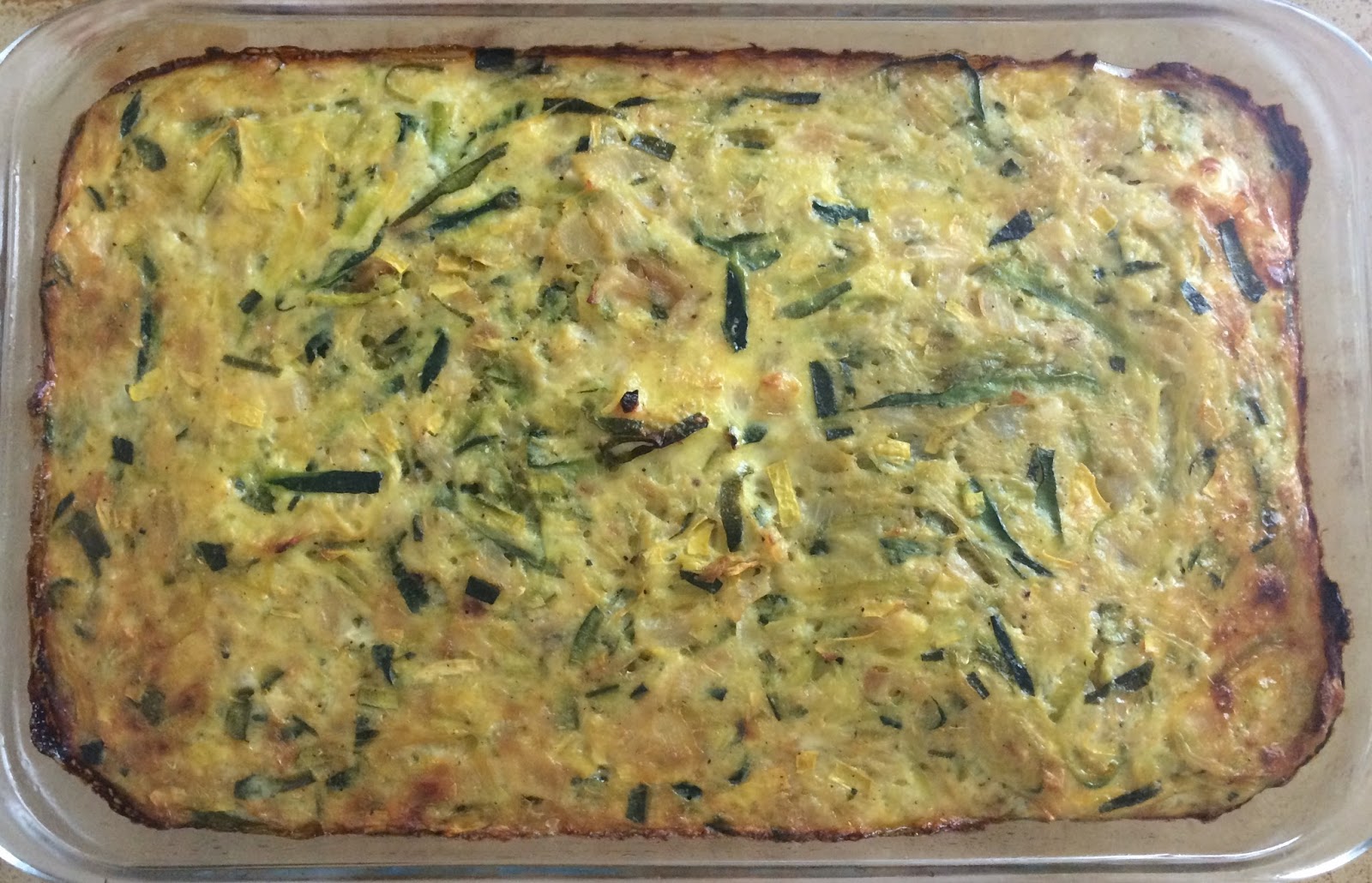 The Frumanista (Spiralized) Zucchini Kugel