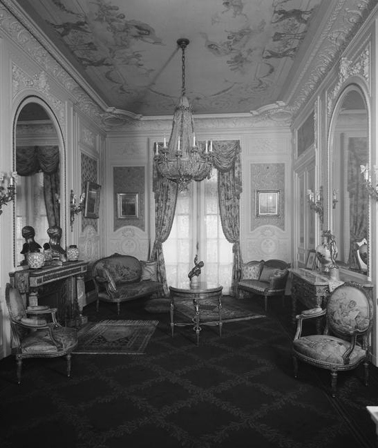 The Drawing Room Was Practically Two Small Parlors Connected Together 