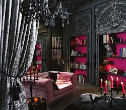 decor goth gothic castle room decorating sitting theme vampire dark interior rooms bedroom pink victorian medieval mansion living themed decoration