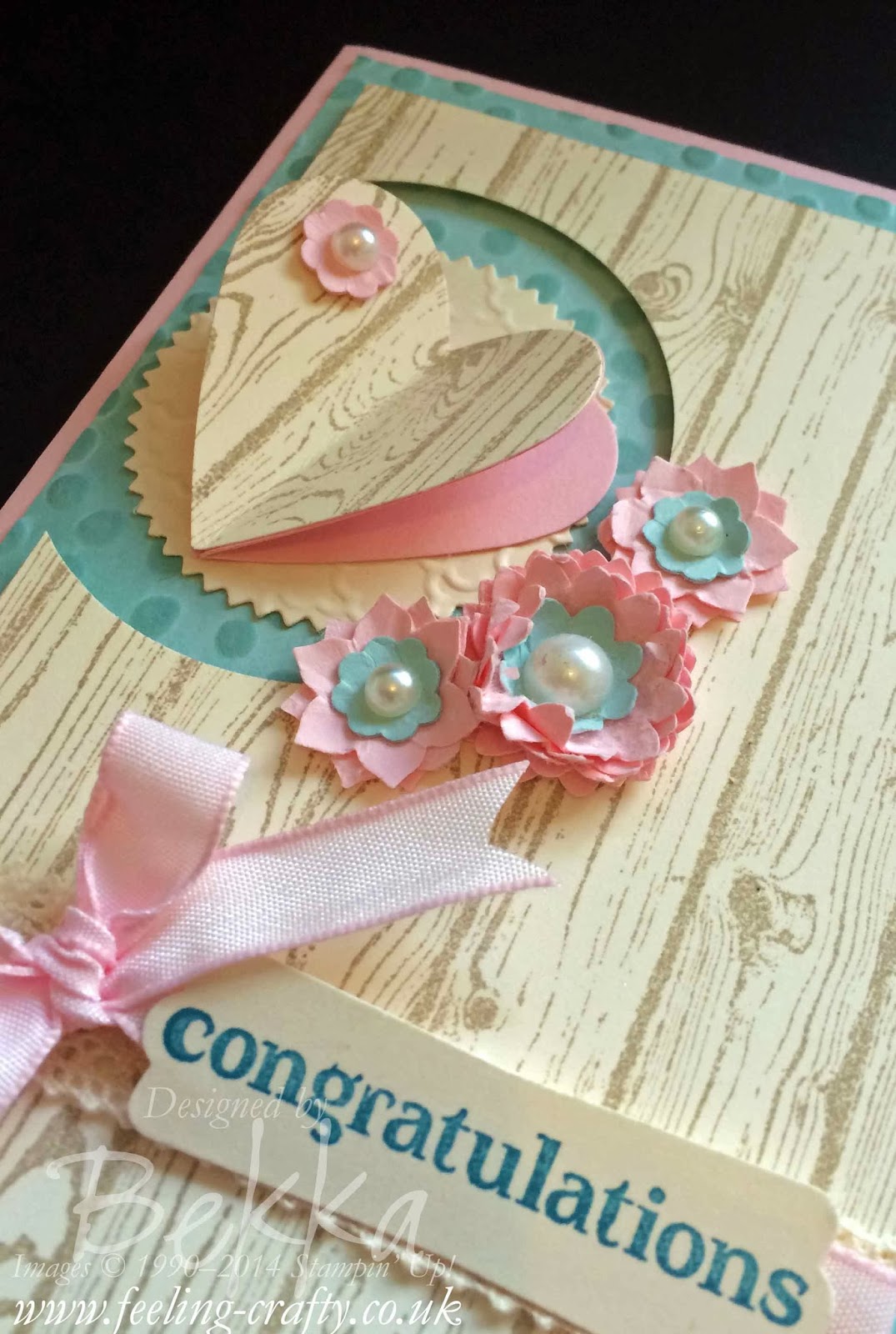 Engagement Congratulations Card made with Stampin' Up! Supplies - find out more here