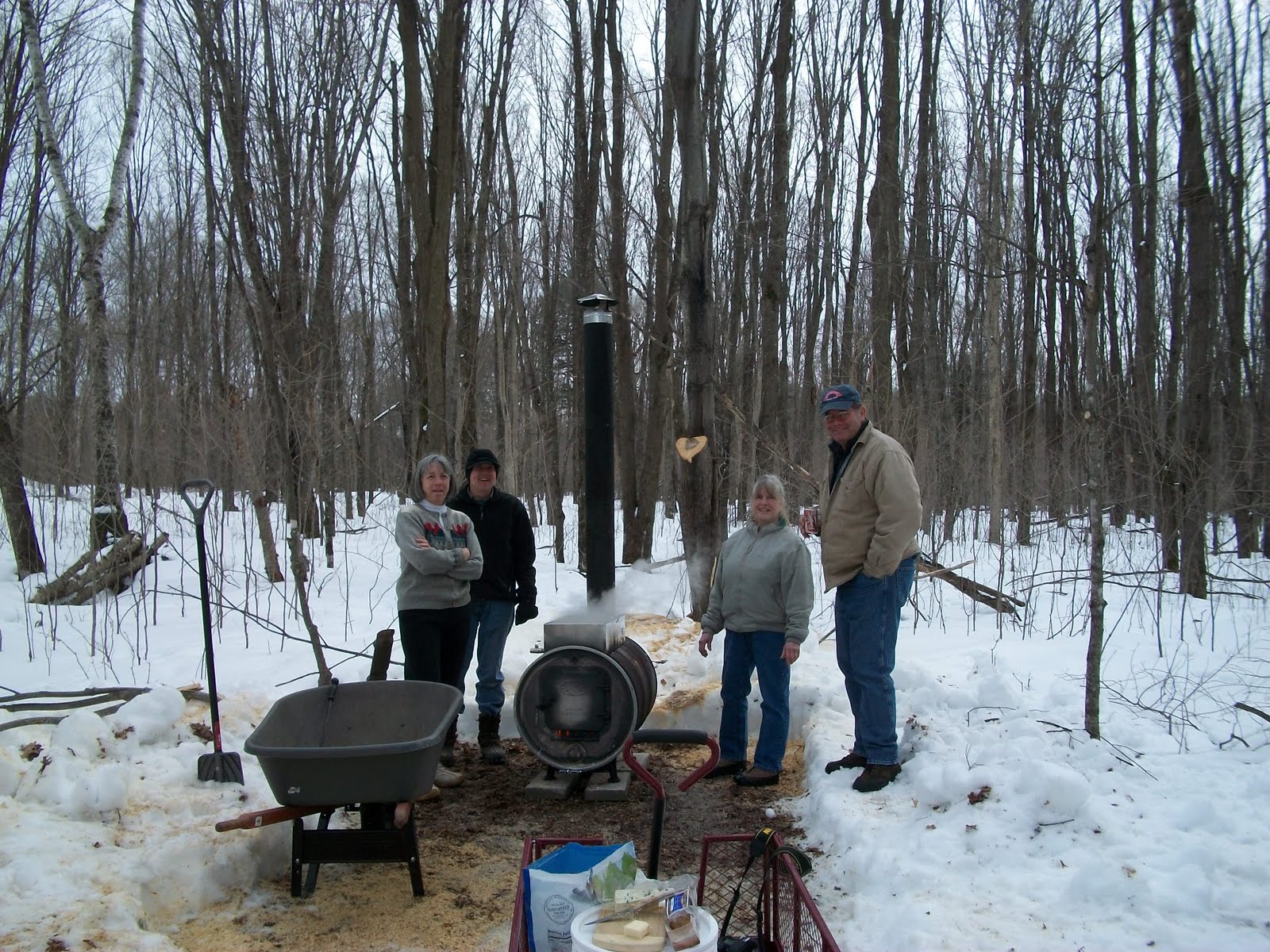 Amiklodge Mossylog Lodge Maple Syrup Cooker