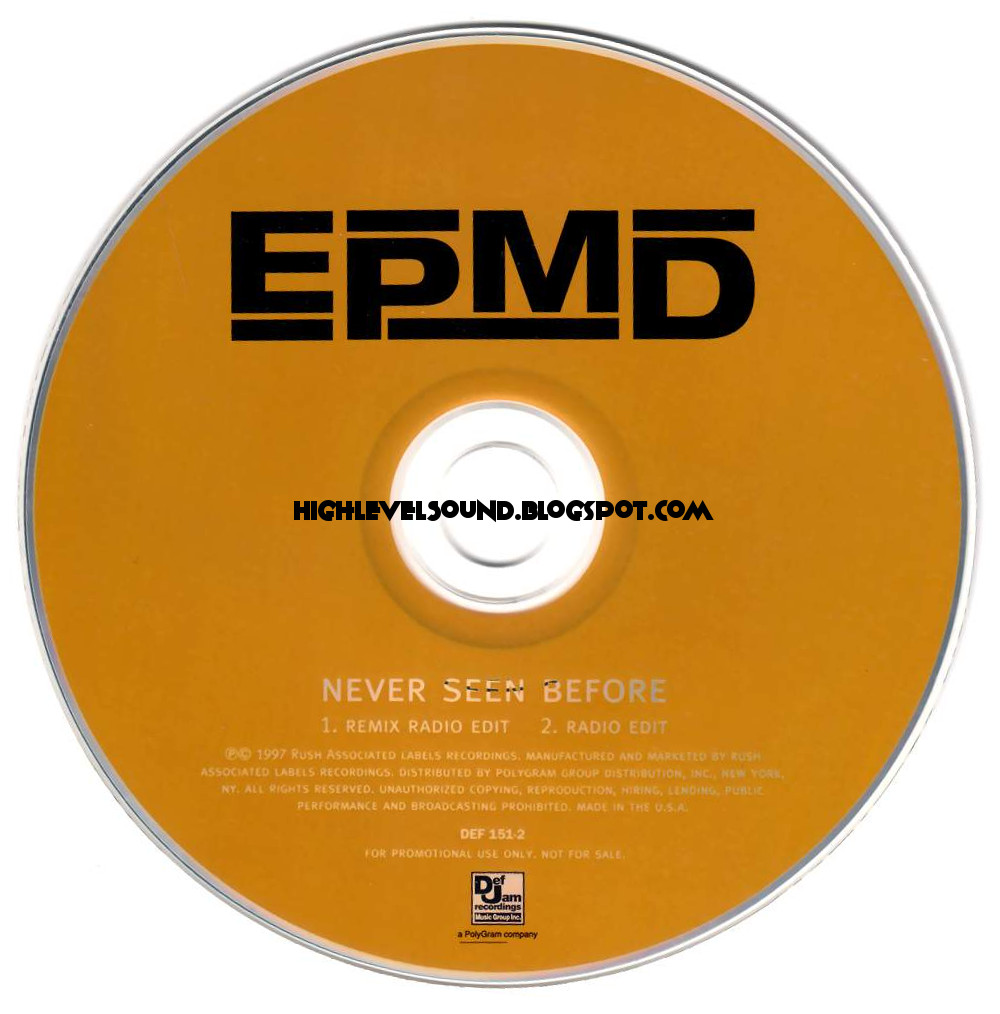 highest level of music EPMD Never Seen Before(Promo_CDS)1997hlm