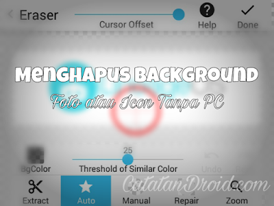 Cara Menghapus Latar Belakang Foto, Icon, atau Image Tanpa PC
