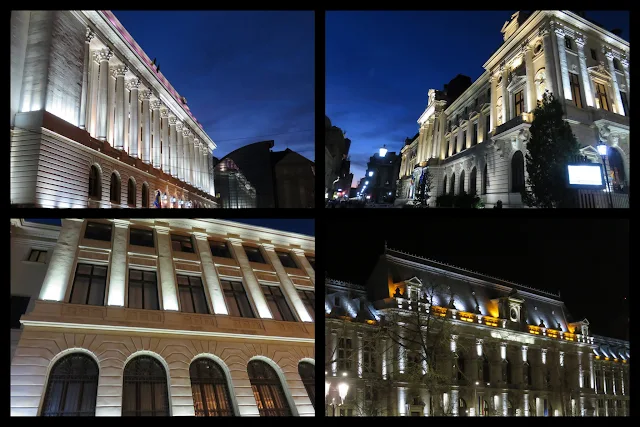 Bucharest, Romania at night