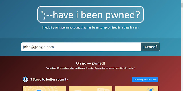 Cara Mengetahui Apakah Password Kita Telah Dicuri