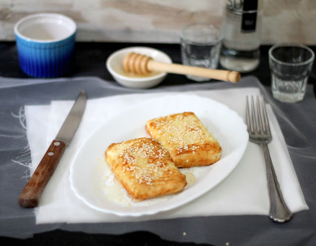 feta saganaki