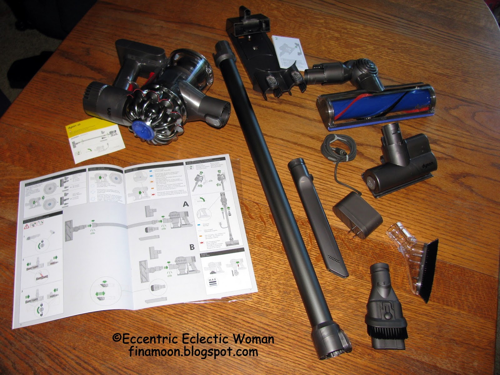 Eccentric Eclectic Woman: Dyson V6 Animal Cordless Stick Vacuum Review