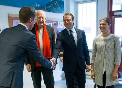 Crown Princess Victoria and Prince Daniel of Sweden visited Swedish for Immigrant school