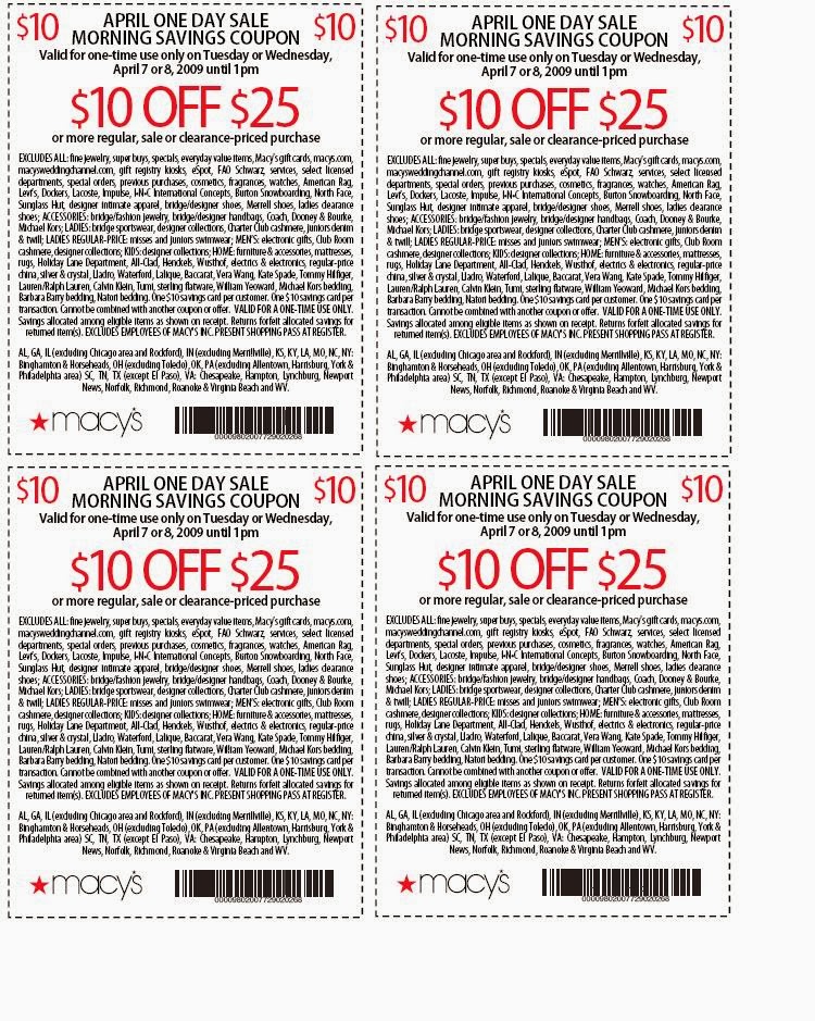 Macys Printable Coupon In Store Today | TUTORE.ORG - Master of Documents