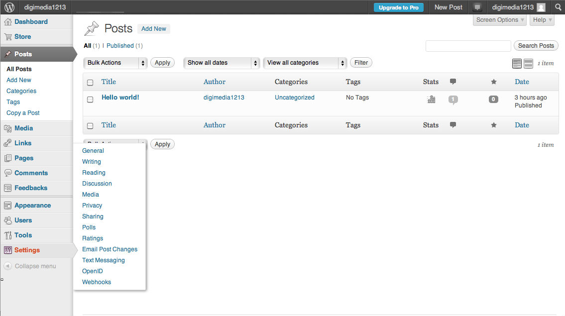 Making a blog in WordPress | Digital Media Support Workshops