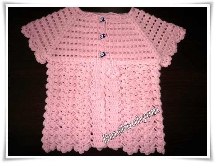 Emekbahçem Tığ işi bebek yeleği&hellip;