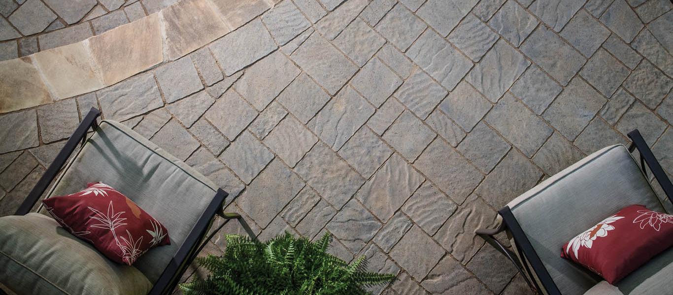 Custom Stoneworks & Design Inc. Urbana paver made by Belgard