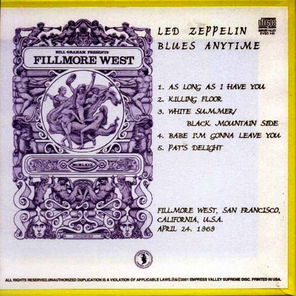 FRESH & ALIVE! En Vivo Y En Directo. Led Zeppelin Blues Anytime