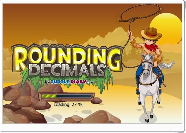 "Rounding decimals" (Juego de aproximación de números decimales)