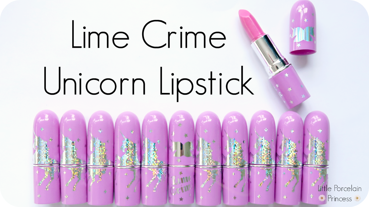 Little Porcelain Princess Review Lime Crime Unicorn Lipstick