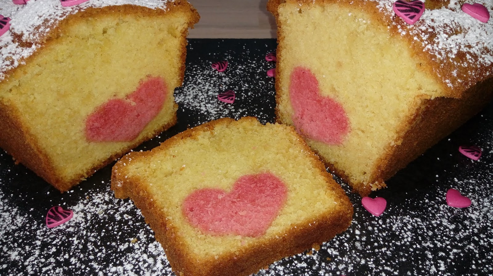 Kerstins Kuchen Kreationen: Herzkuchen (Patch Cake) - Kuchen mit Herz innen