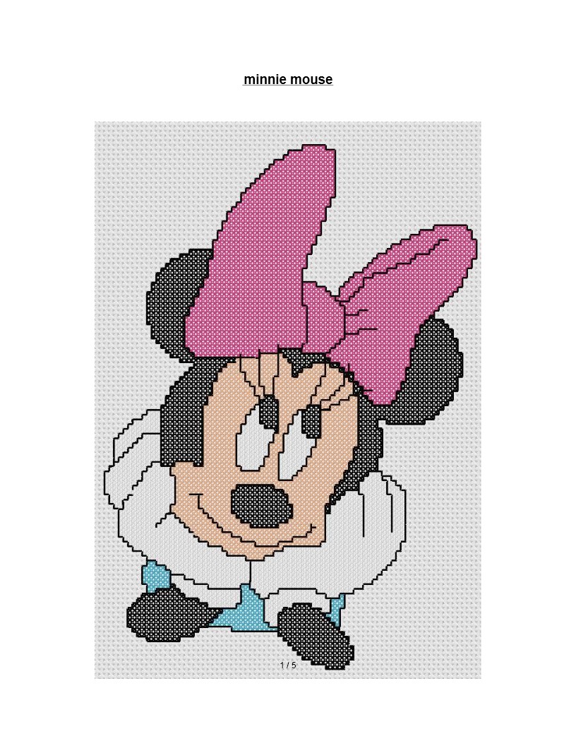 free-cross-stitch-patterns-and-links-minnie-mouse