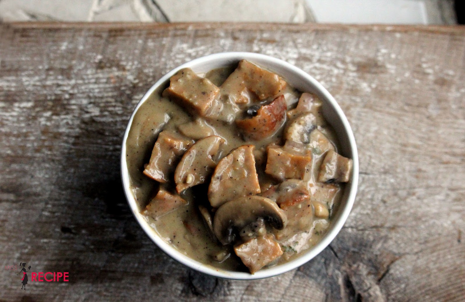 Seitan stroganoff Traiteur vegan à Québec