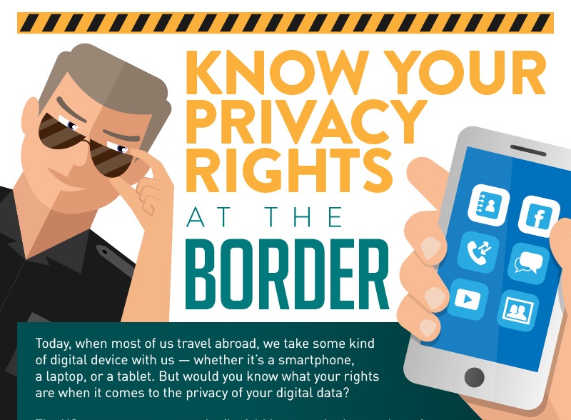 Know Your Privacy Rights at the Border [Infographic] / Digital