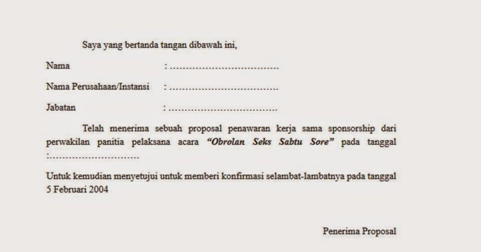 Contoh Tanda Terima Berkas Contoh Tanda Terima Berkas