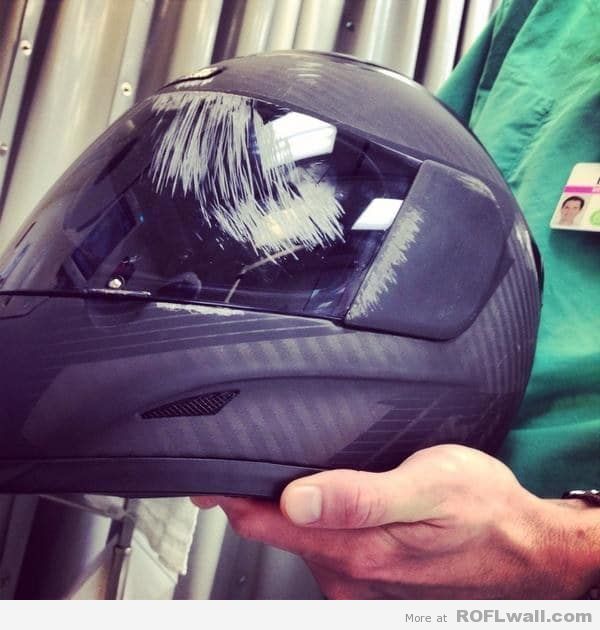 10 Photos That Prove Helmets Save Lives ROFLwall