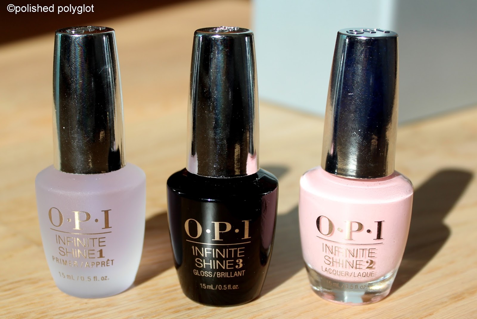1. OPI Infinite Shine Nail Polish in "Mixed Colors" - wide 6