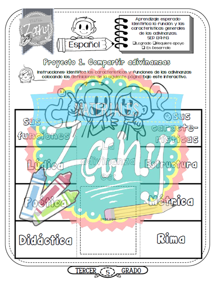 Materiales Zany Material Interactivo Quinto Grado Bloque 4 FBE