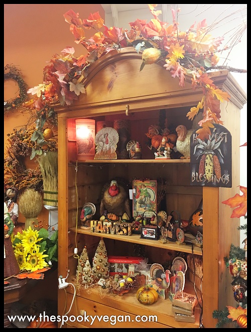 The Spooky Vegan Traditions Holiday Store's Halloween Displays