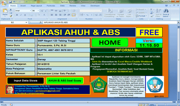 Download analisis butir soal essay dengan excel 08 image