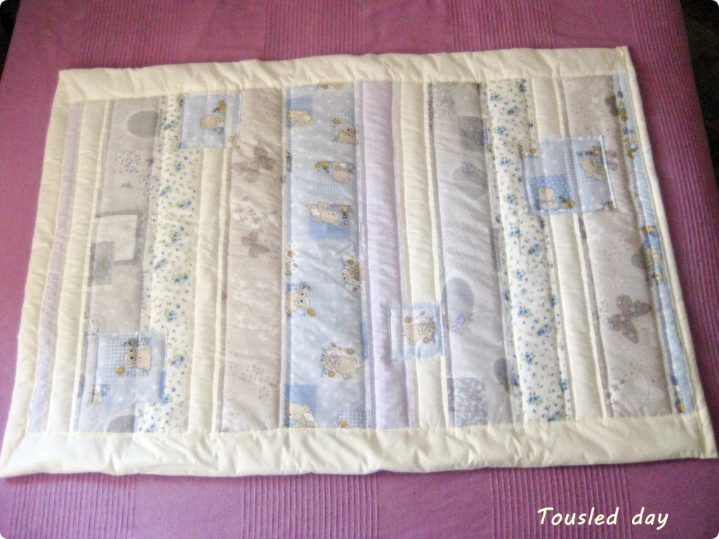 tousled day How I sew blanket / bed cover for my son