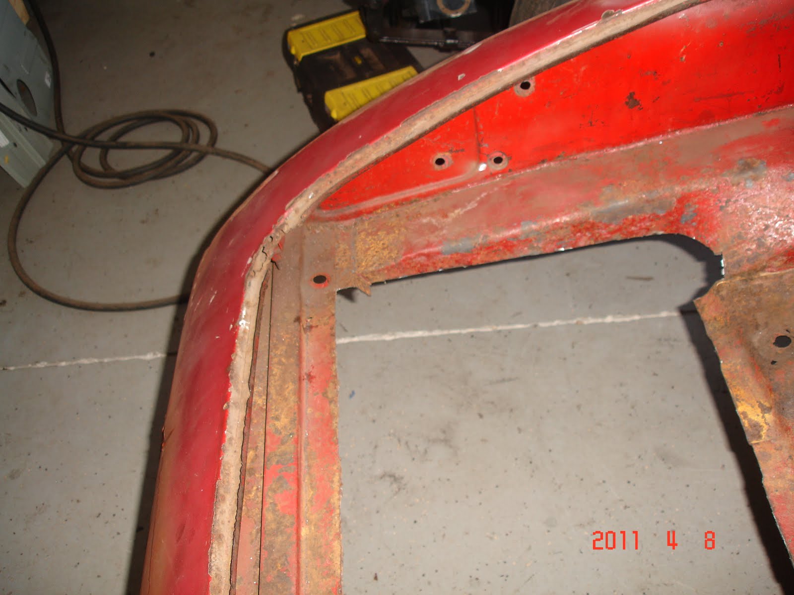 Jim's 61 MGA Frame Off Restoration Body & Panel Work