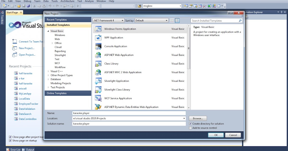 Membuat Player Karaoke dengan 2010