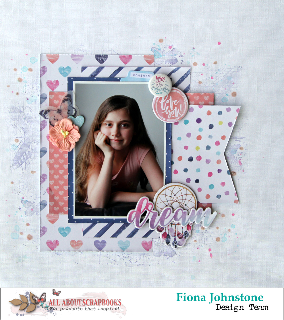All About Scrapbooks Australia Dream with CVS Bohemian Dream by Fiona
