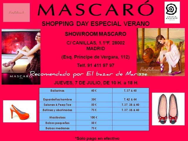 Mercadillo de zapatos y evento de moda